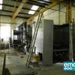 Dismantling a large CNC Machine Centre